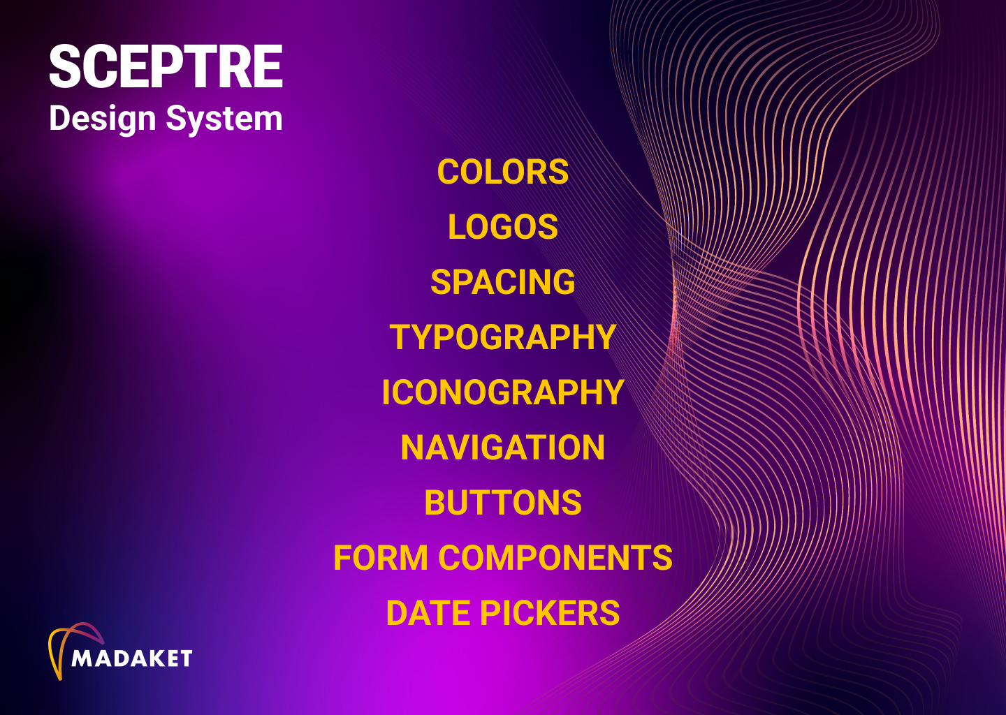 Sceptre Design System - Title Page