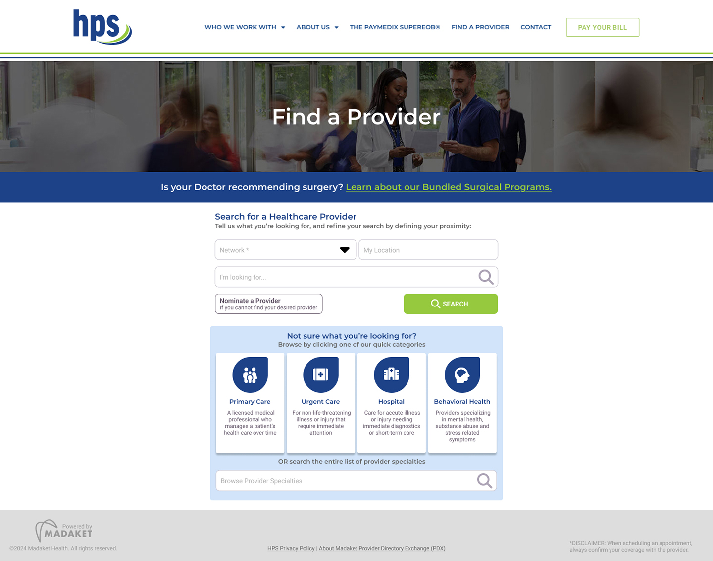 Desktop Landing Page