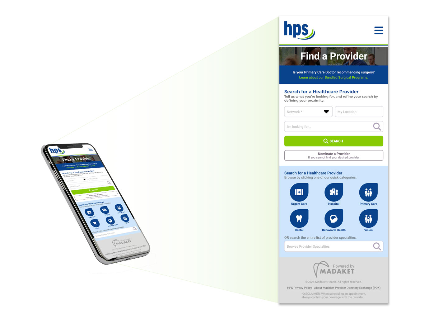 Mobile Landing Page