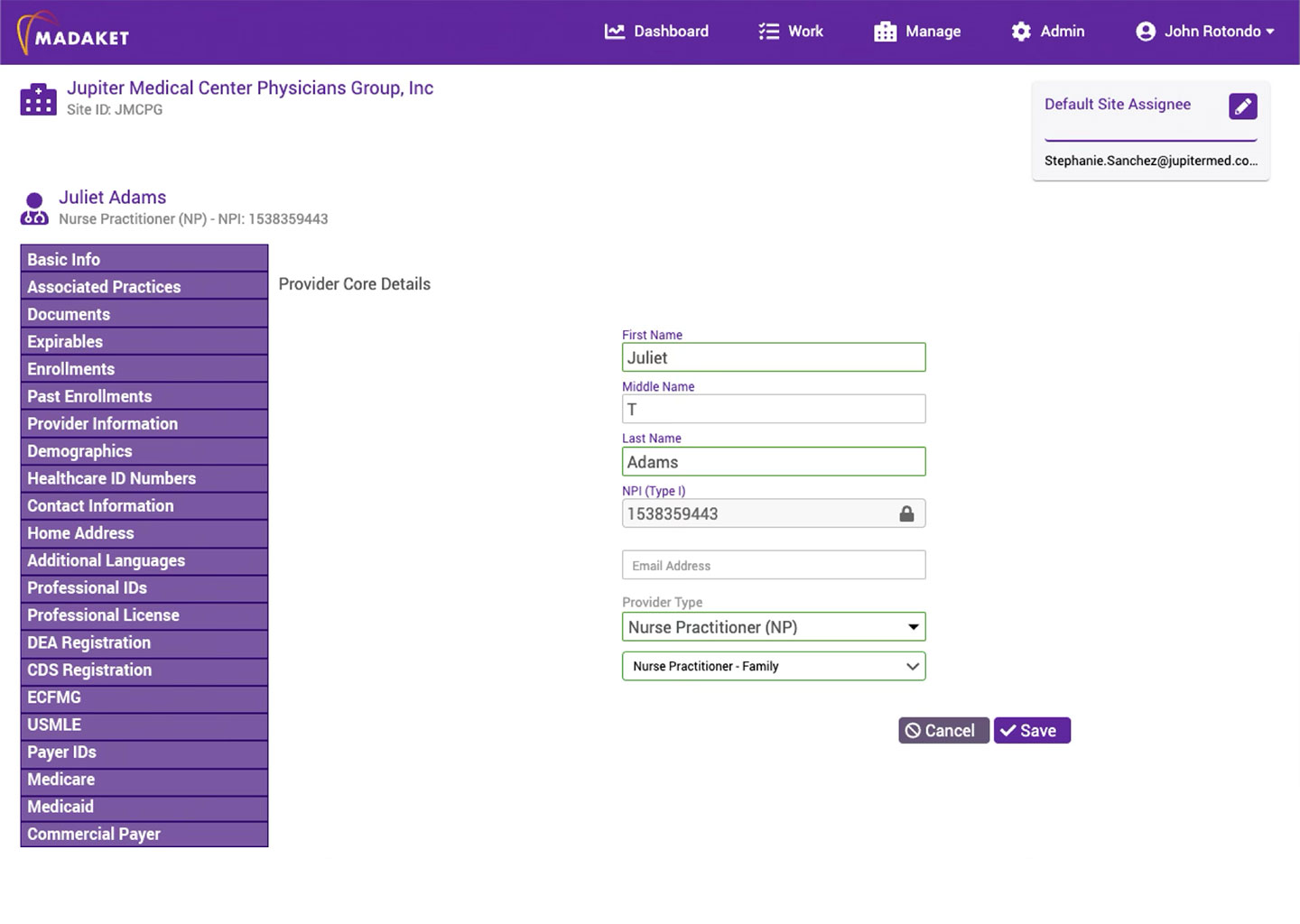 Madaket Payer Enrollment - Initial Proof-of-Concept